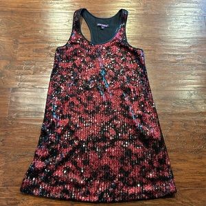 Cute Betsy Johnson sequin shift dress